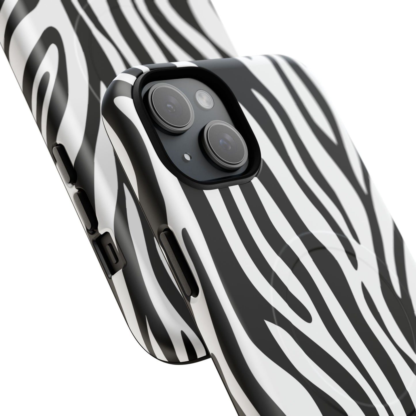 Zebra Print Tough Magnetic Phone Case
