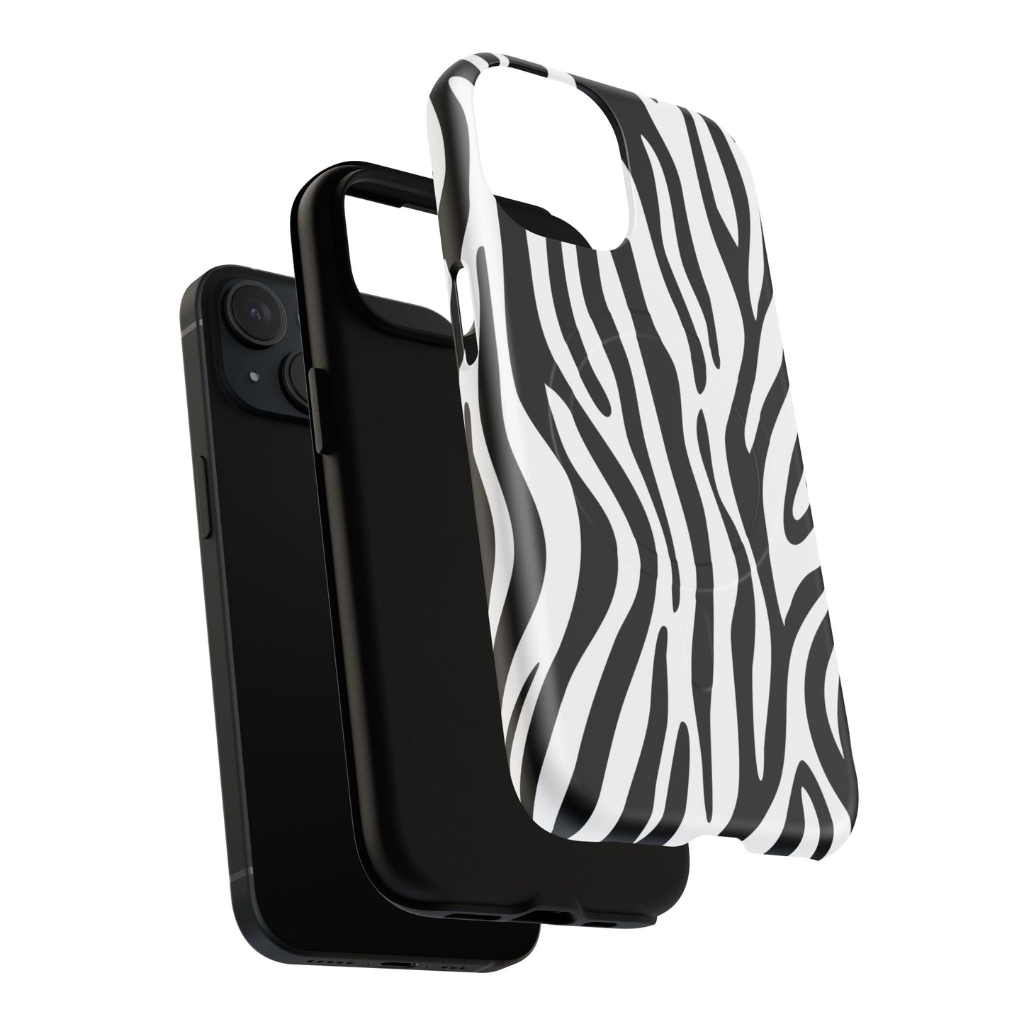 Zebra Print Tough Magnetic Phone Case
