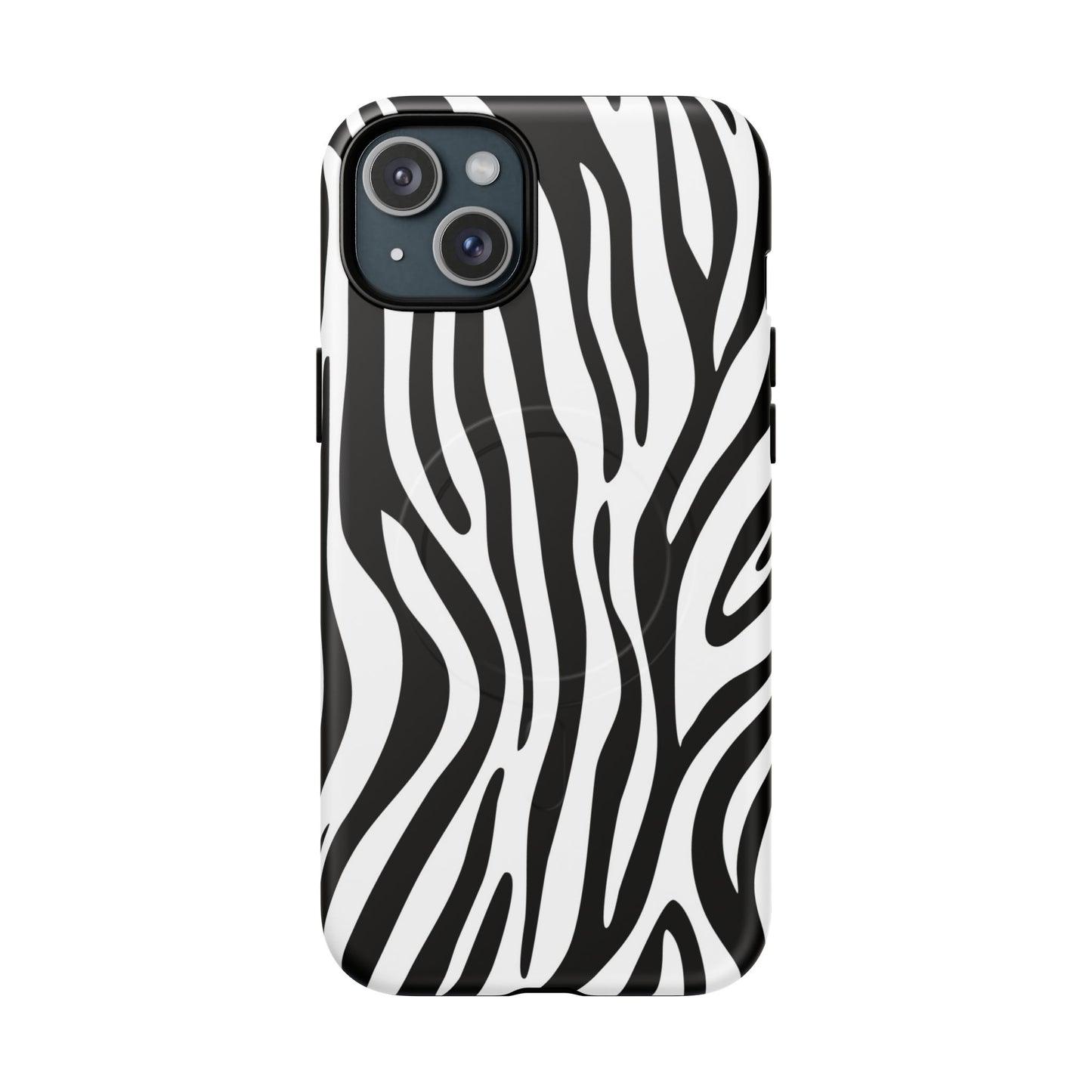 Zebra Print Tough Magnetic Phone Case