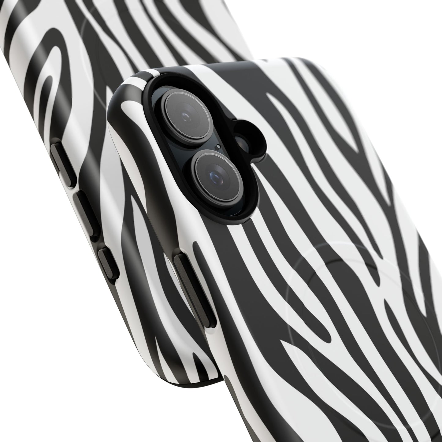 Zebra Print Tough Magnetic Phone Case