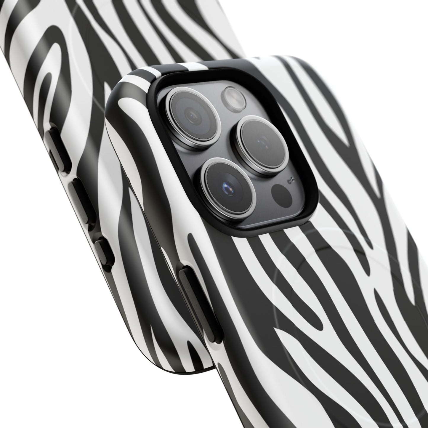 Zebra Print Tough Magnetic Phone Case
