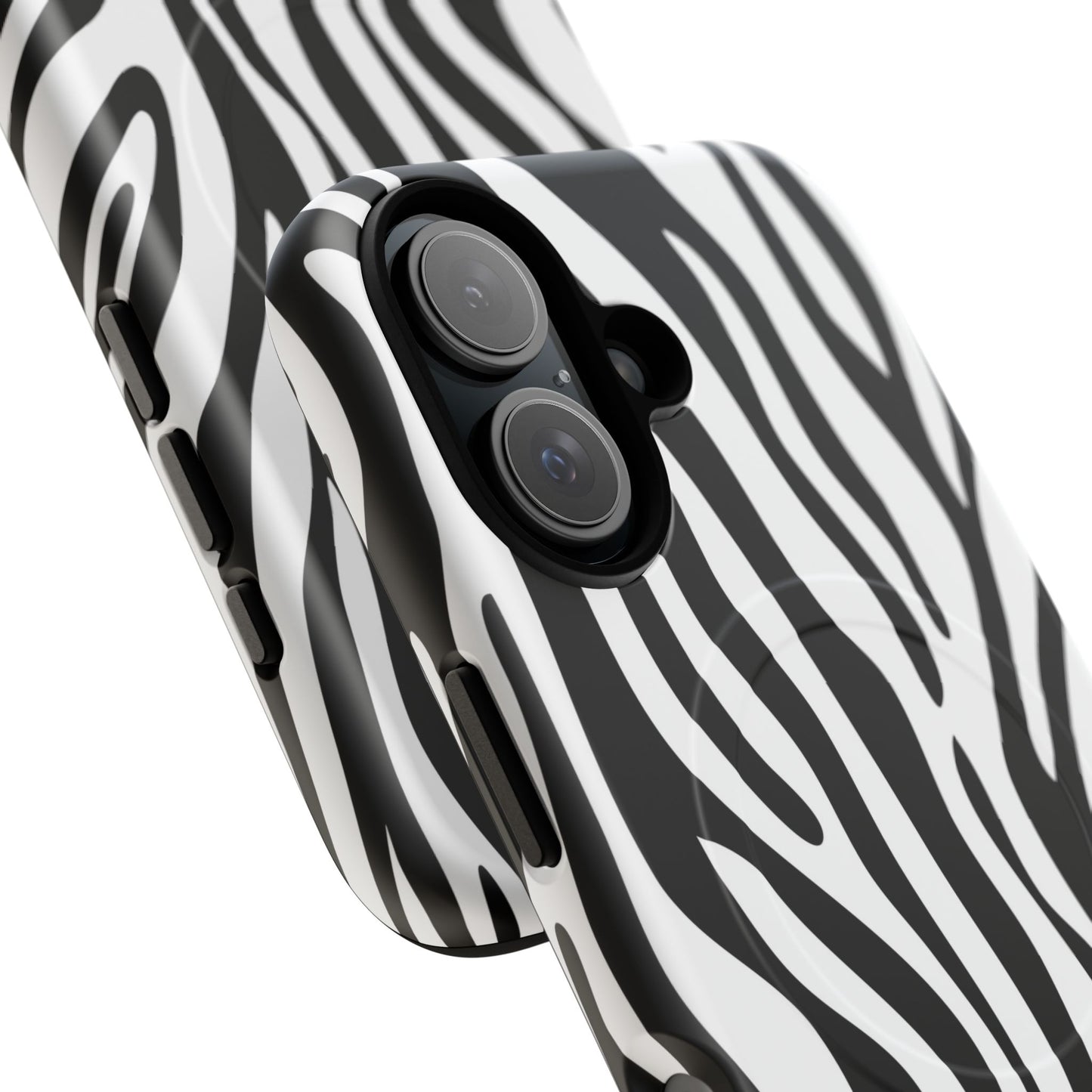 Zebra Print Tough Magnetic Phone Case