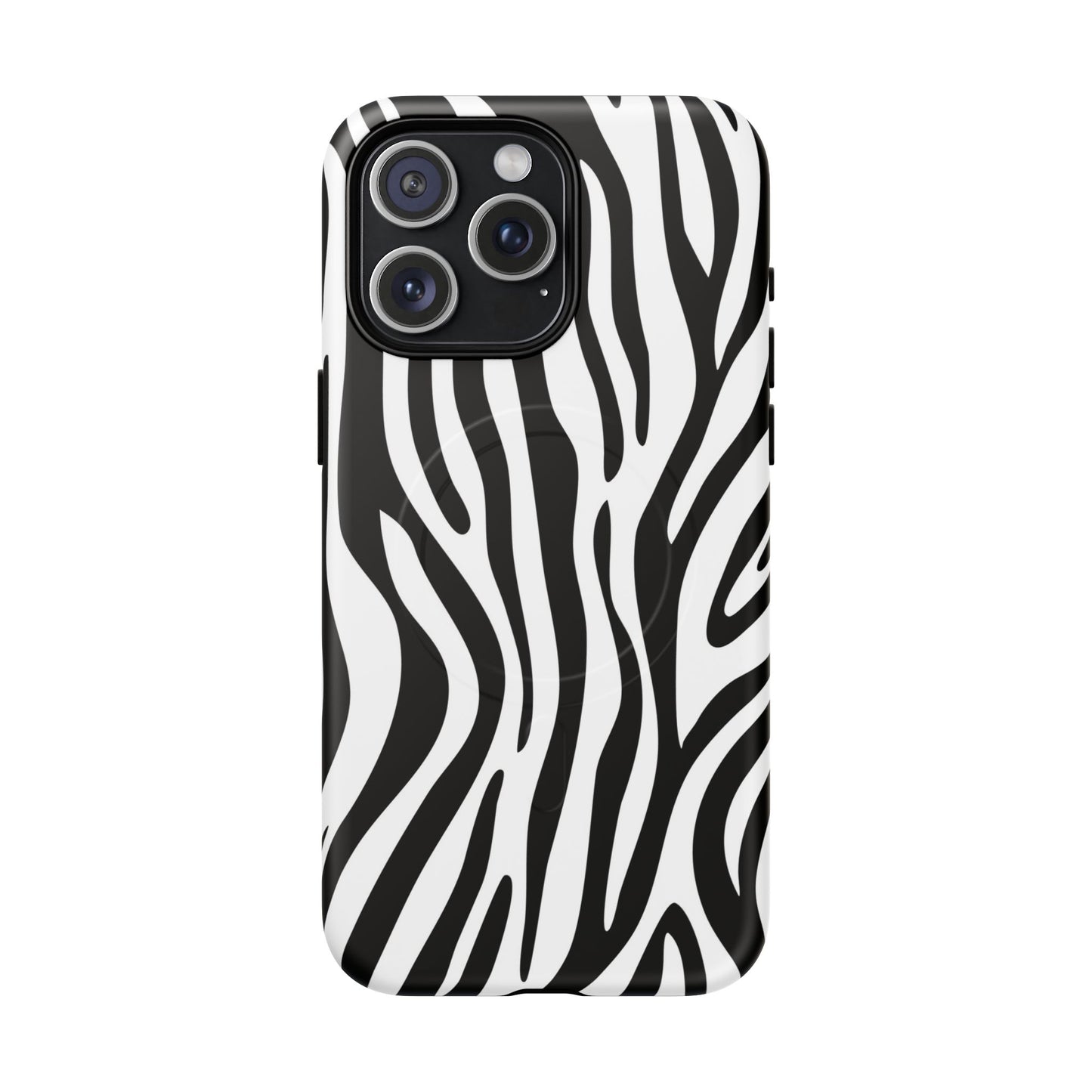Zebra Print Tough Magnetic Phone Case