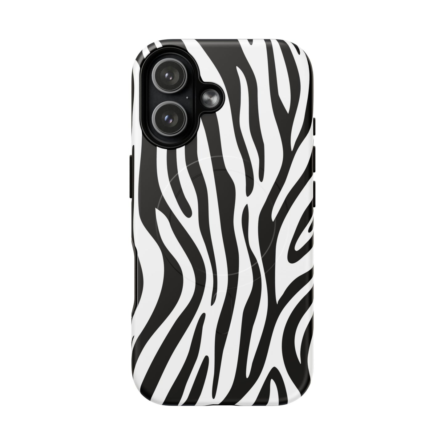 Zebra Print Tough Magnetic Phone Case