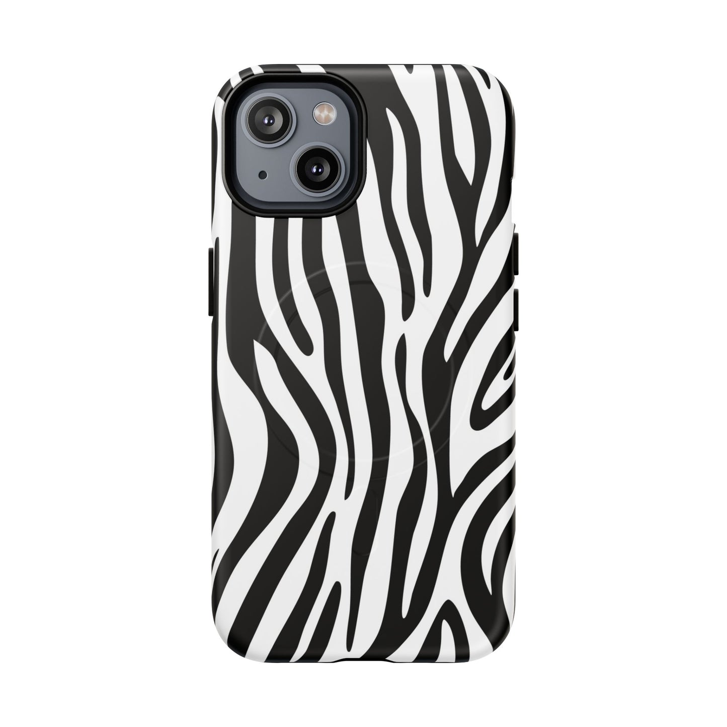 Zebra Print Tough Magnetic Phone Case