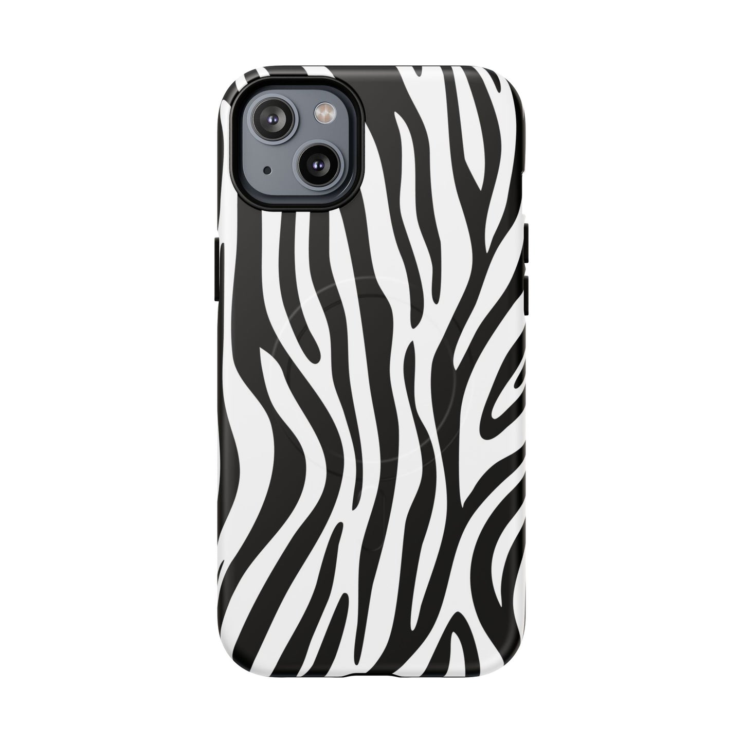 Zebra Print Tough Magnetic Phone Case