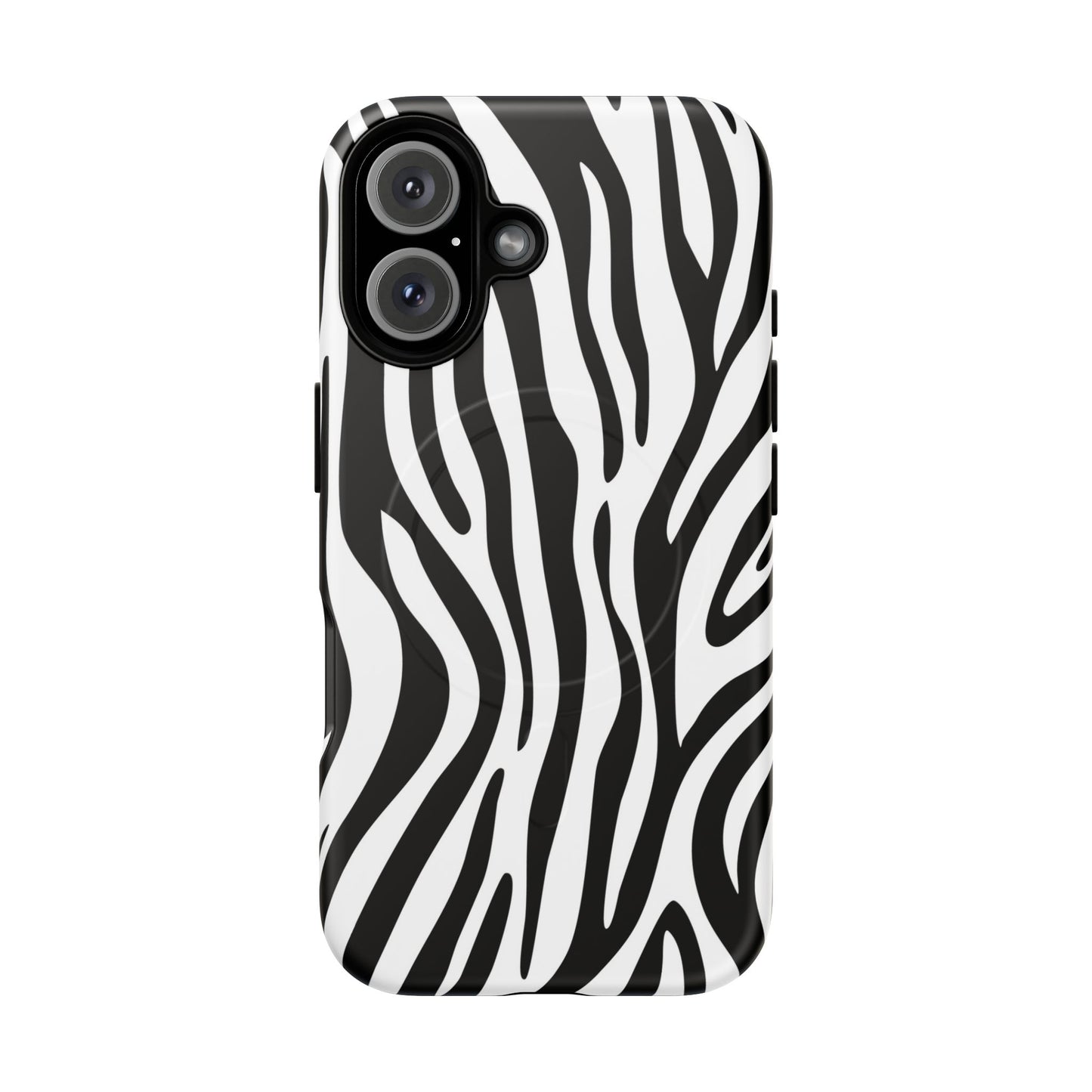 Zebra Print Tough Magnetic Phone Case