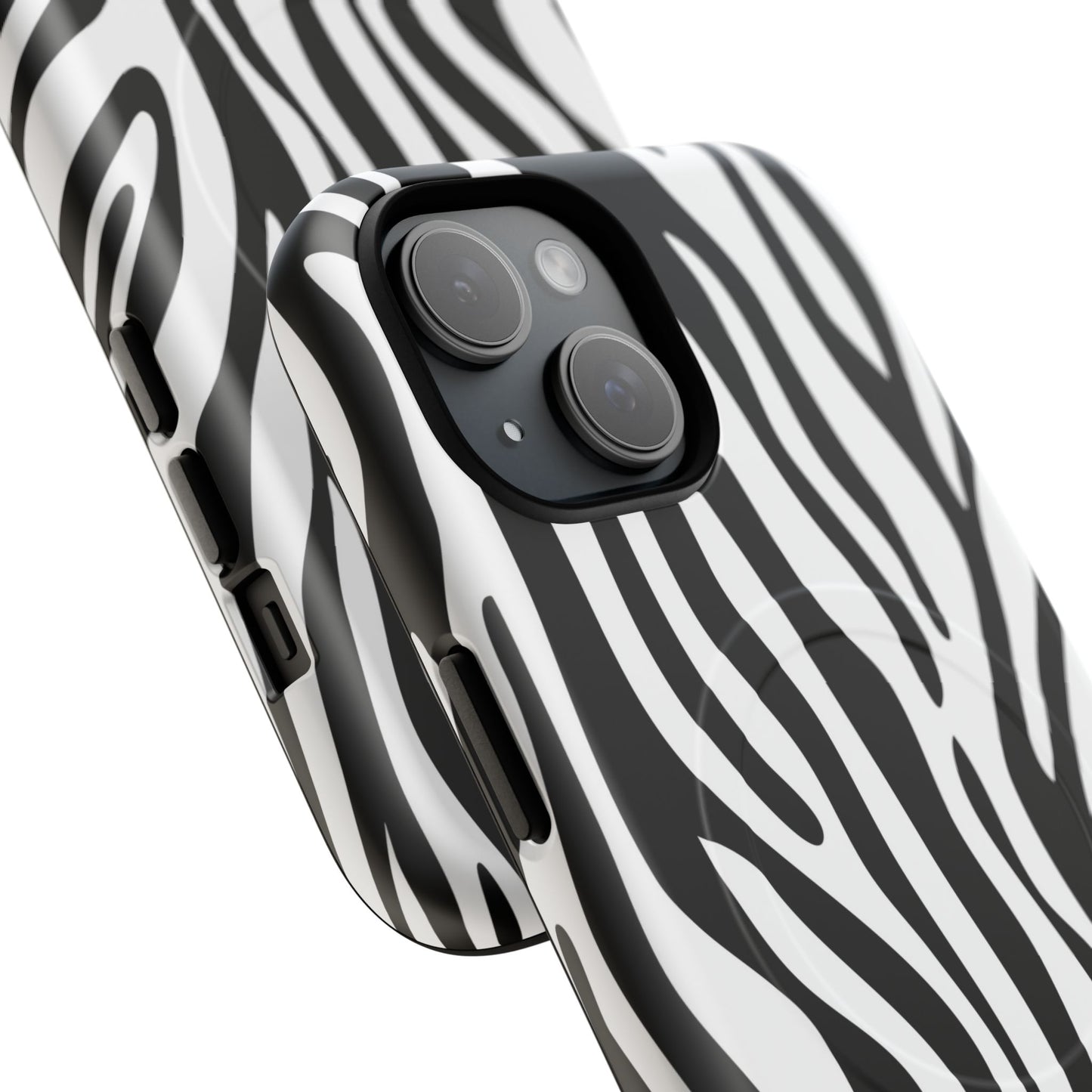 Zebra Print Tough Magnetic Phone Case