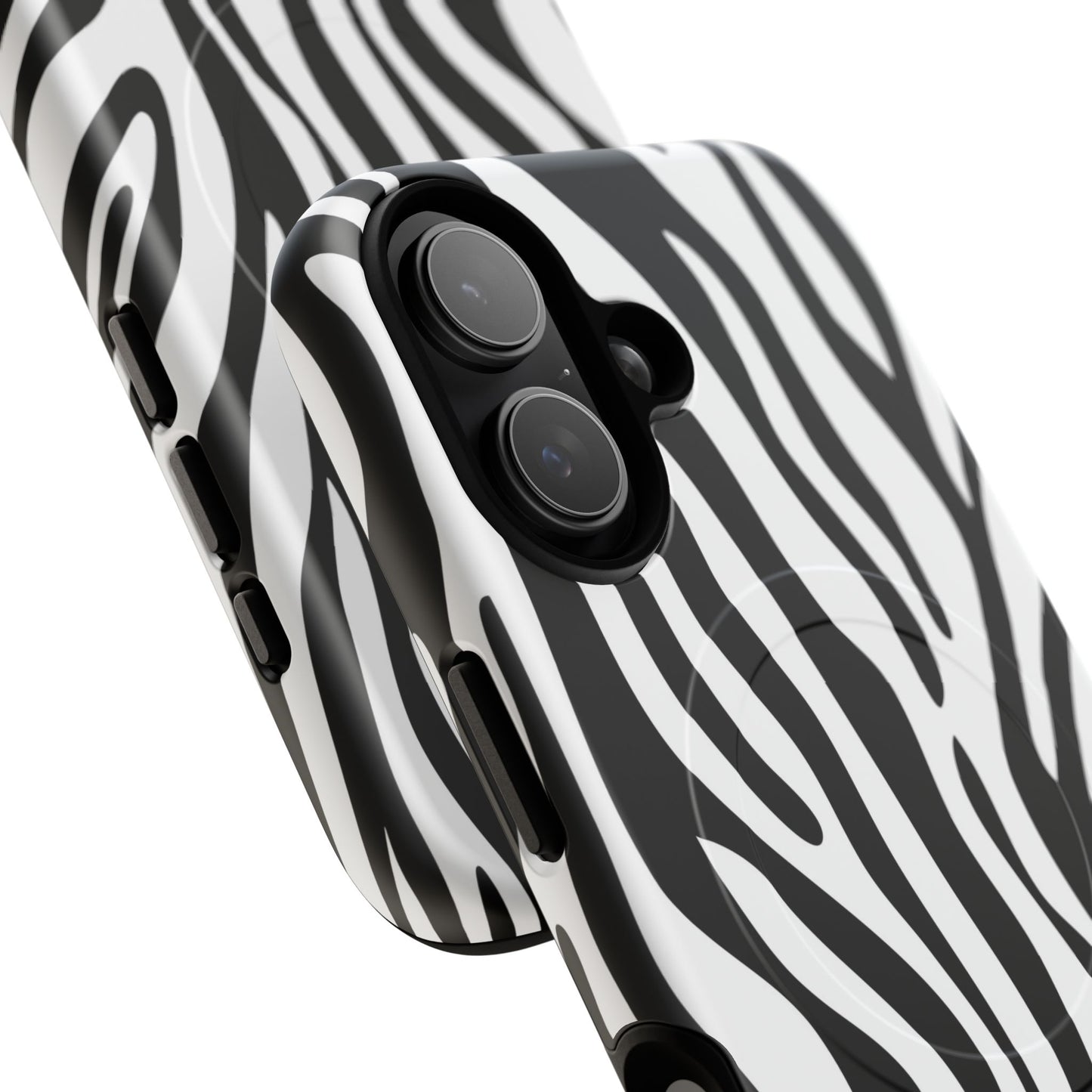 Zebra Print Tough Magnetic Phone Case