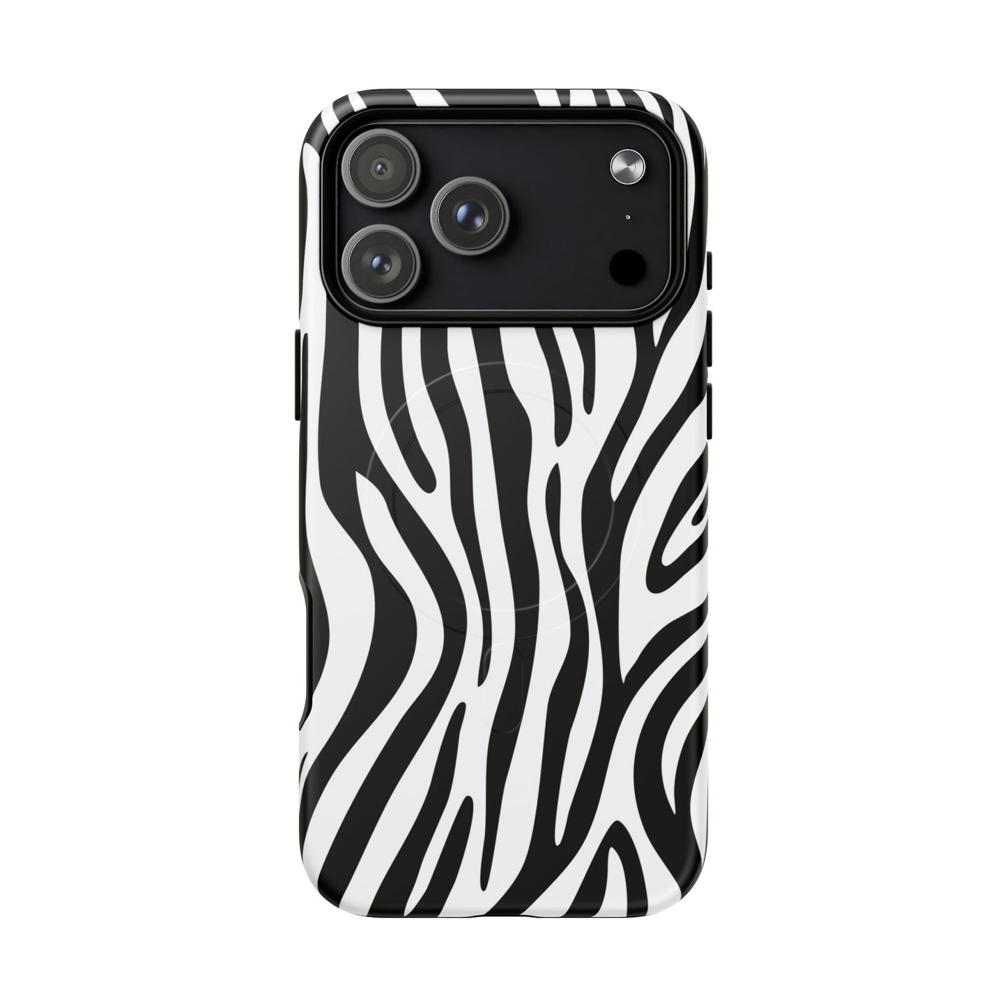 Zebra Print Tough Magnetic Phone Case