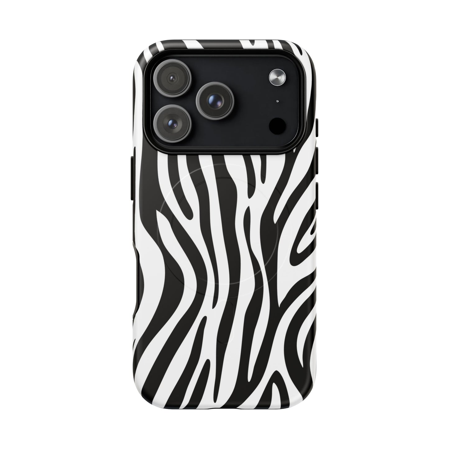 Zebra Print Tough Magnetic Phone Case