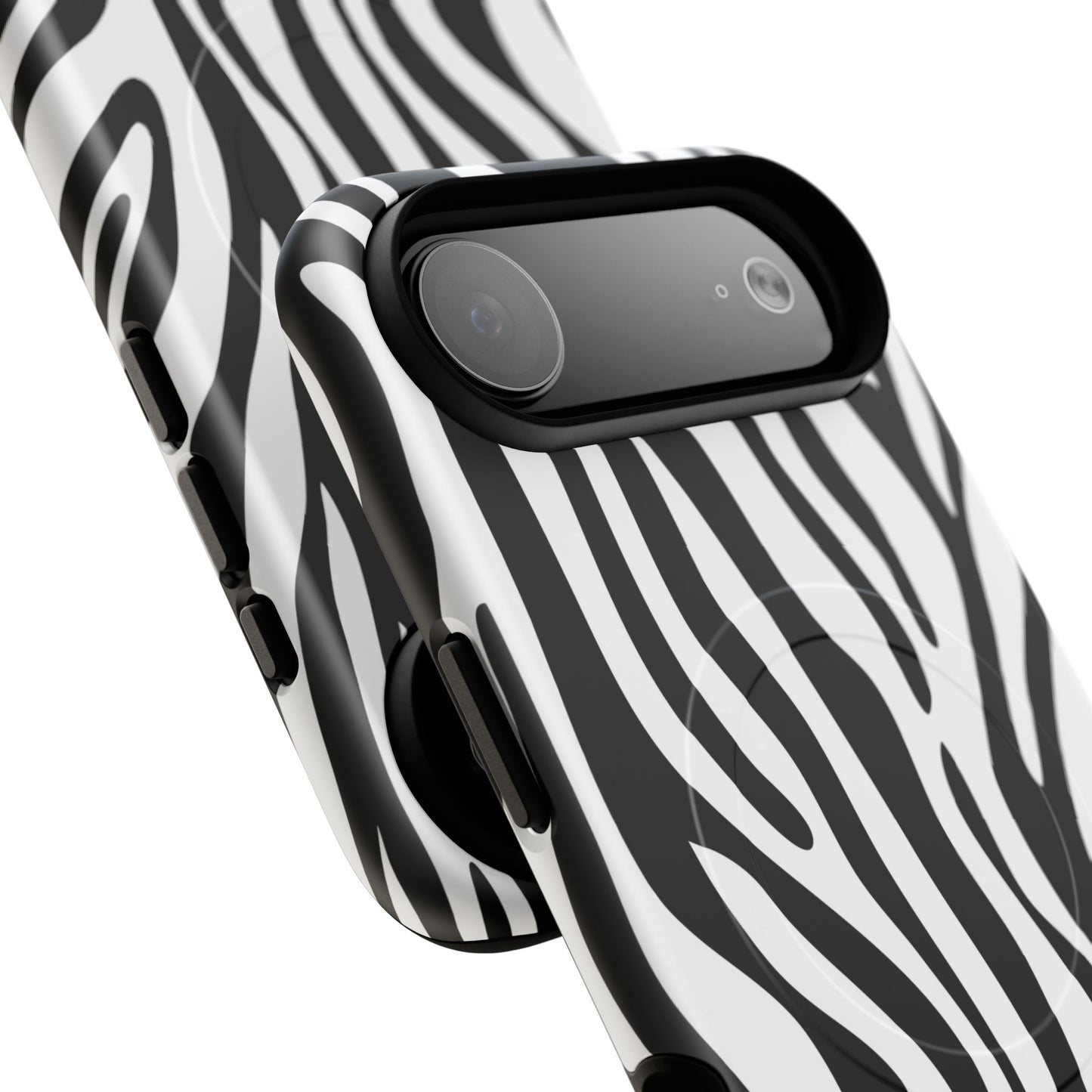 Zebra Print Tough Magnetic Phone Case