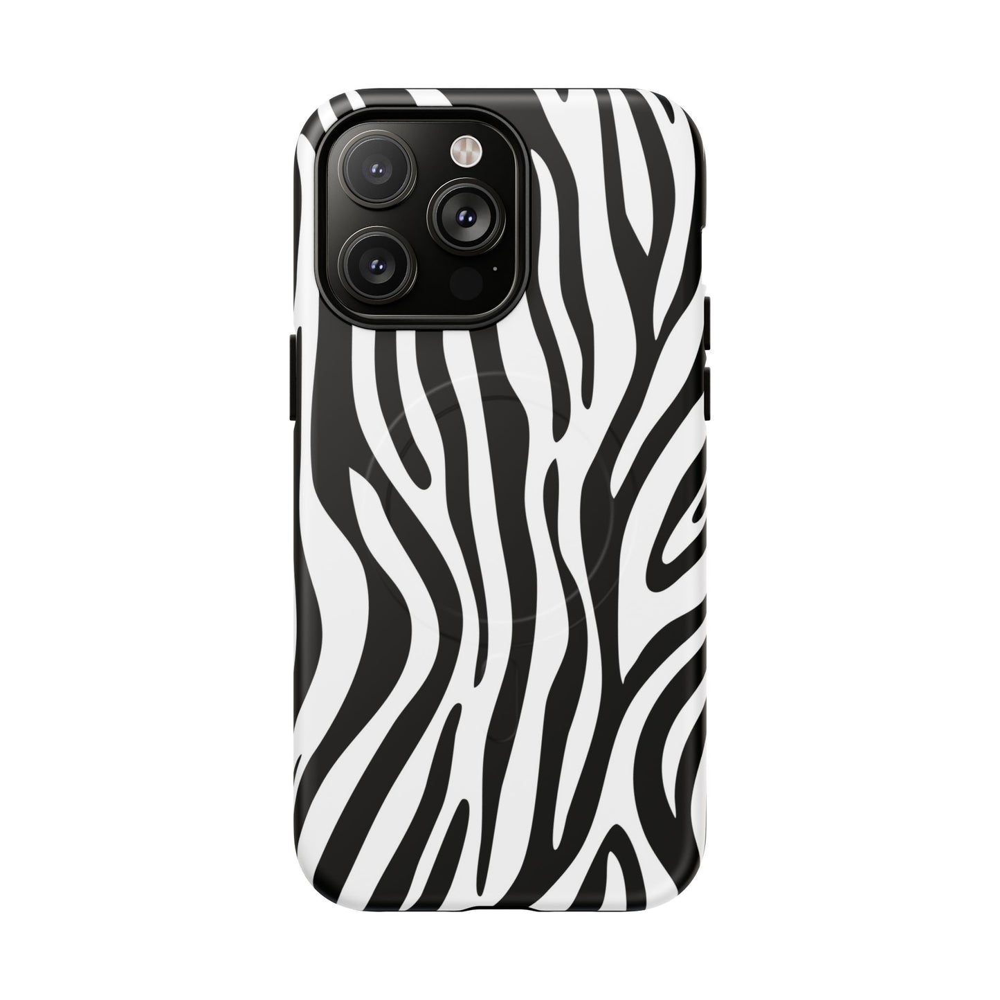 Zebra Print Tough Magnetic Phone Case
