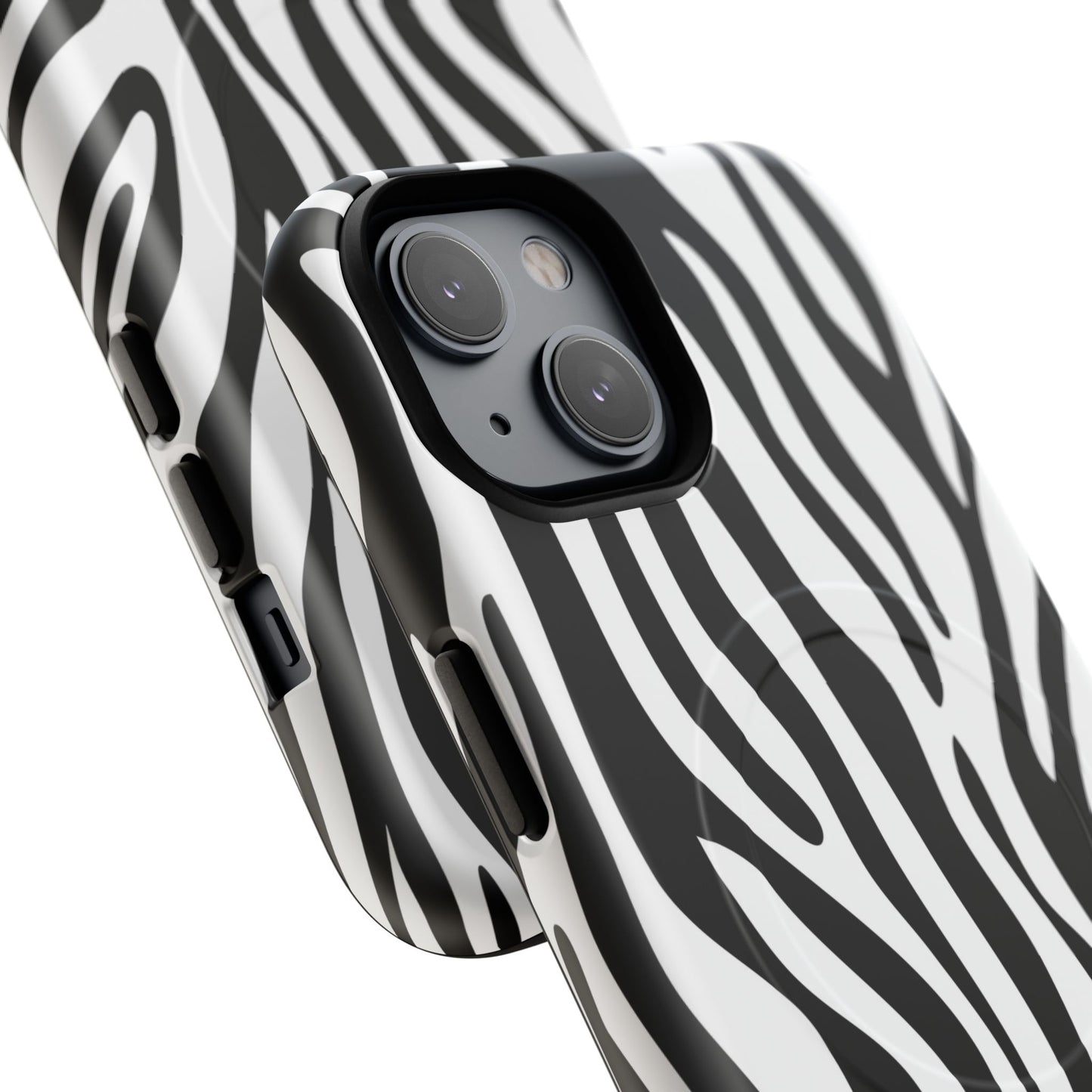 Zebra Print Tough Magnetic Phone Case