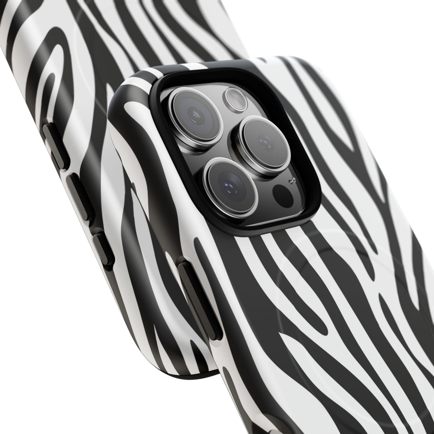 Zebra Print Tough Magnetic Phone Case