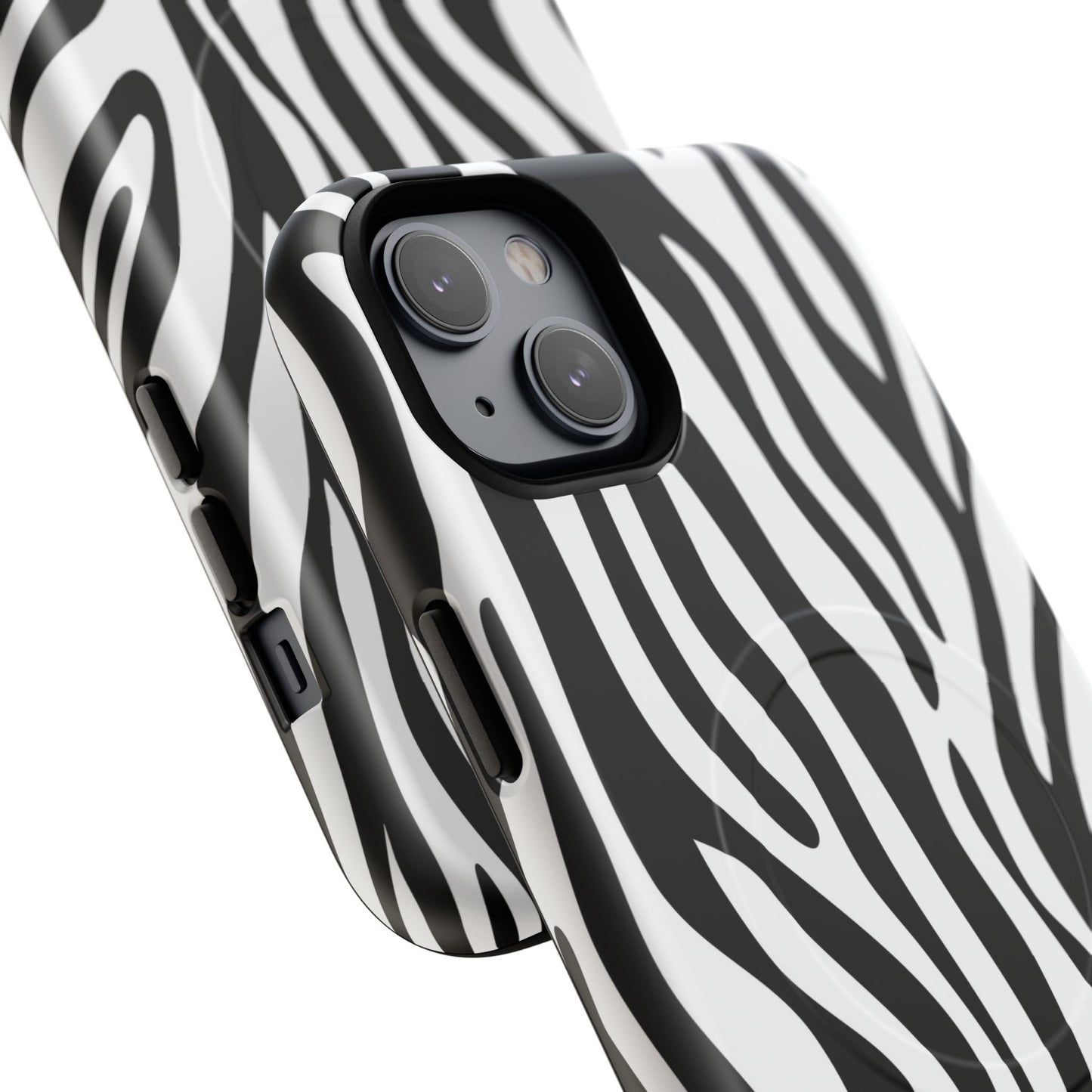 Zebra Print Tough Magnetic Phone Case