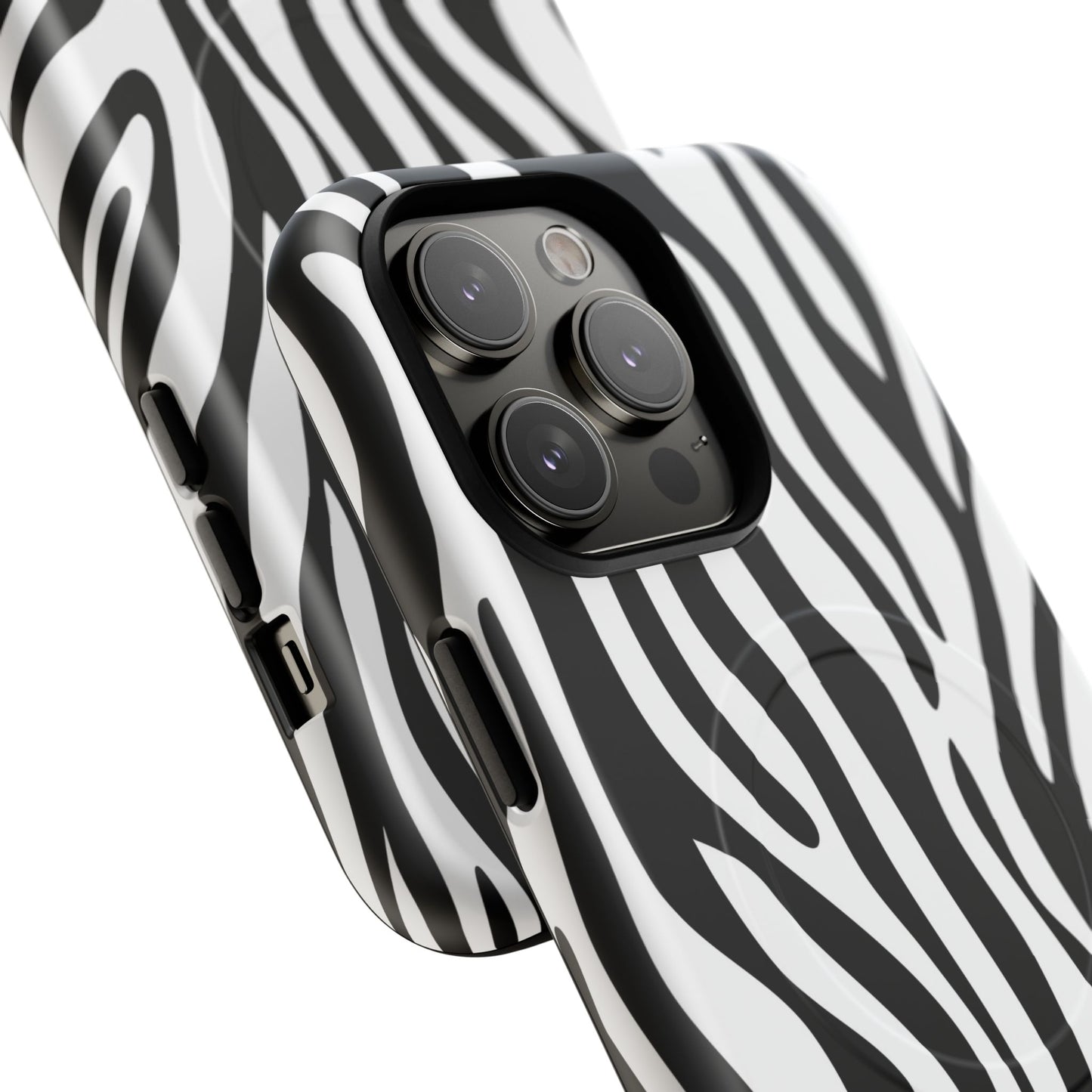 Zebra Print Tough Magnetic Phone Case