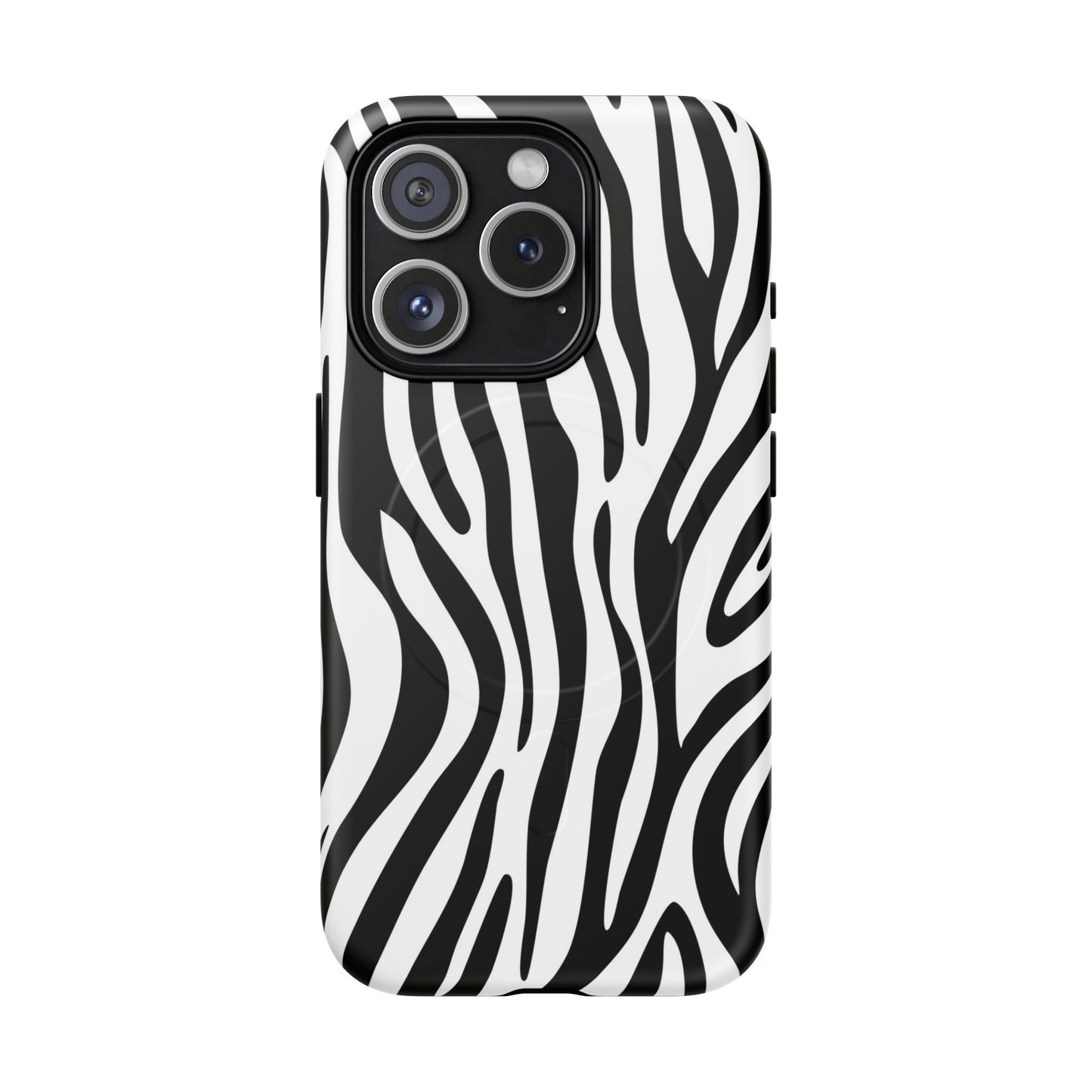 Zebra Print Tough Magnetic Phone Case