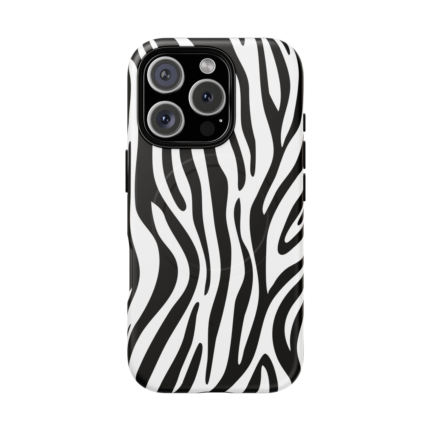 Zebra Print Tough Magnetic Phone Case