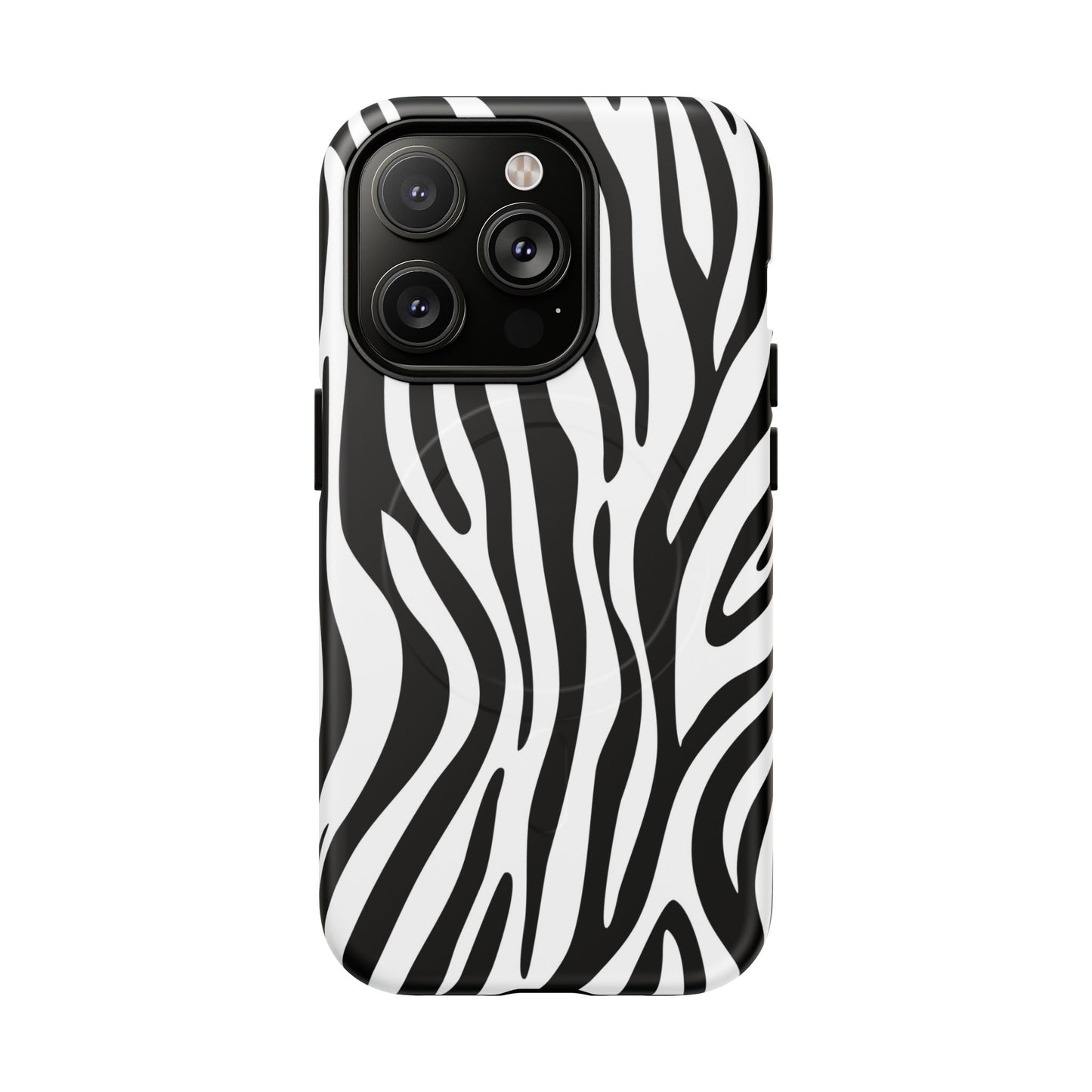 Zebra Print Tough Magnetic Phone Case