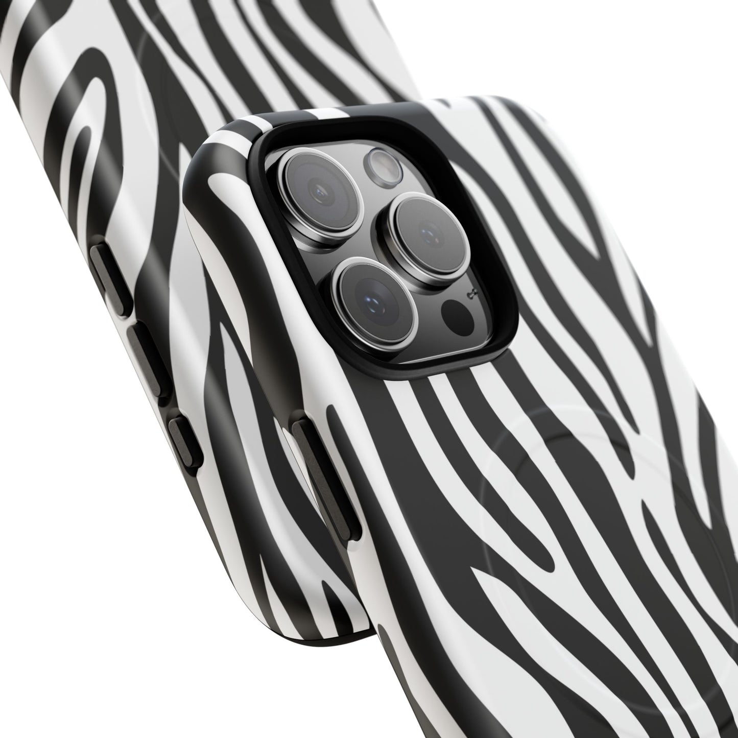 Zebra Print Tough Magnetic Phone Case
