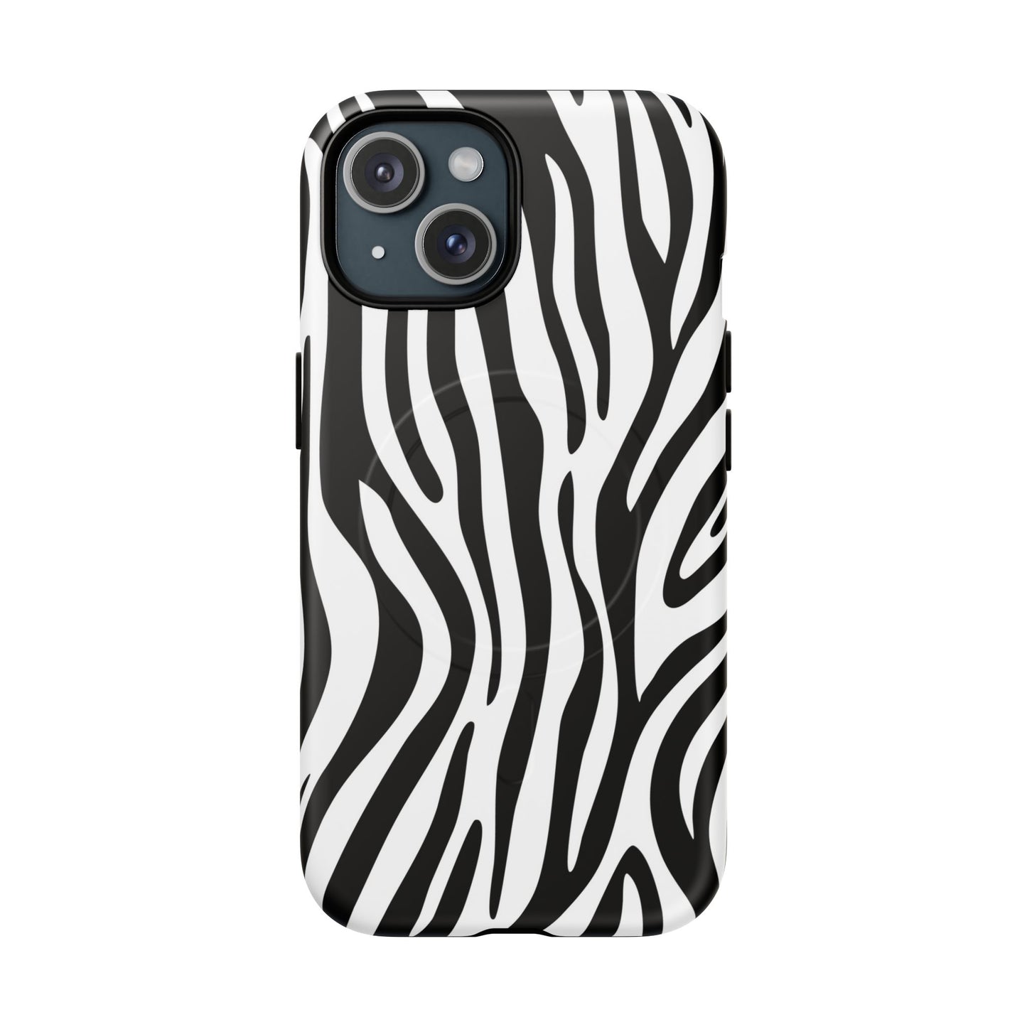 Zebra Print Tough Magnetic Phone Case